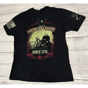Grunt Style American Legend Graphic T Shirt Size Large See Dimensions Patriotic